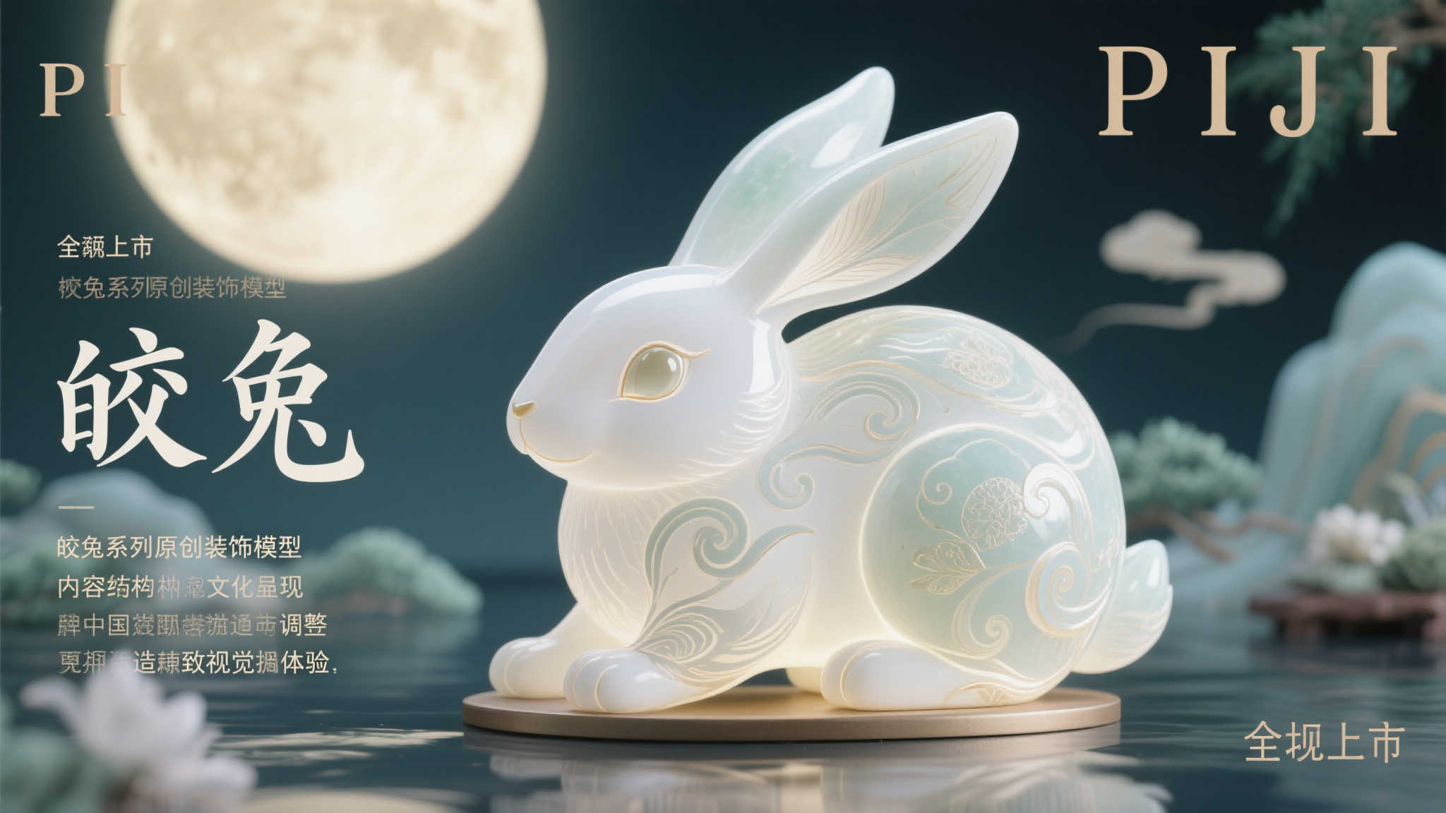 PIJI独创皎兔手办震撼来袭，预计2026年3月与您见面