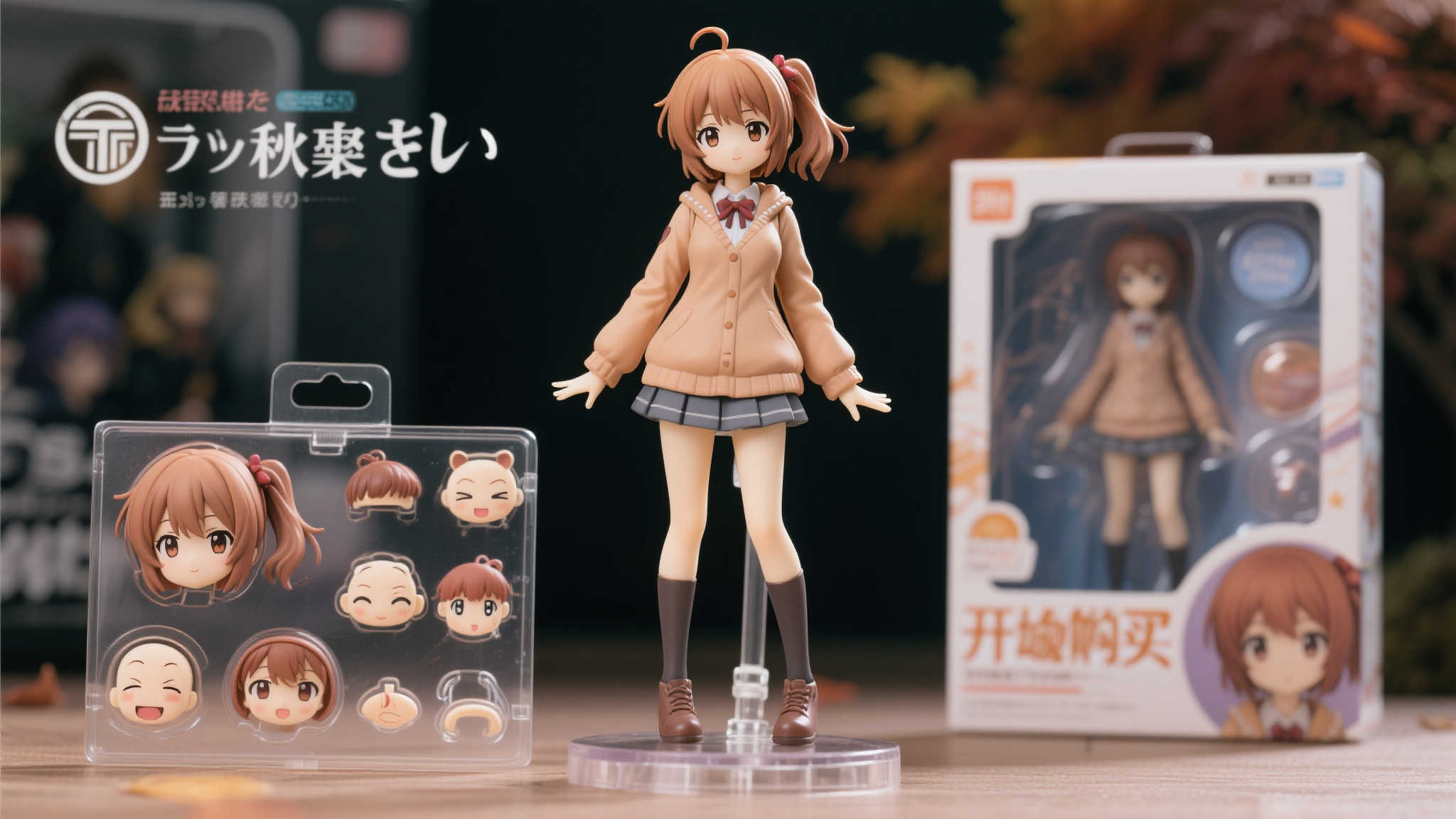 秋季时尚椎名真昼模型开放预订，额外附赠表情配件