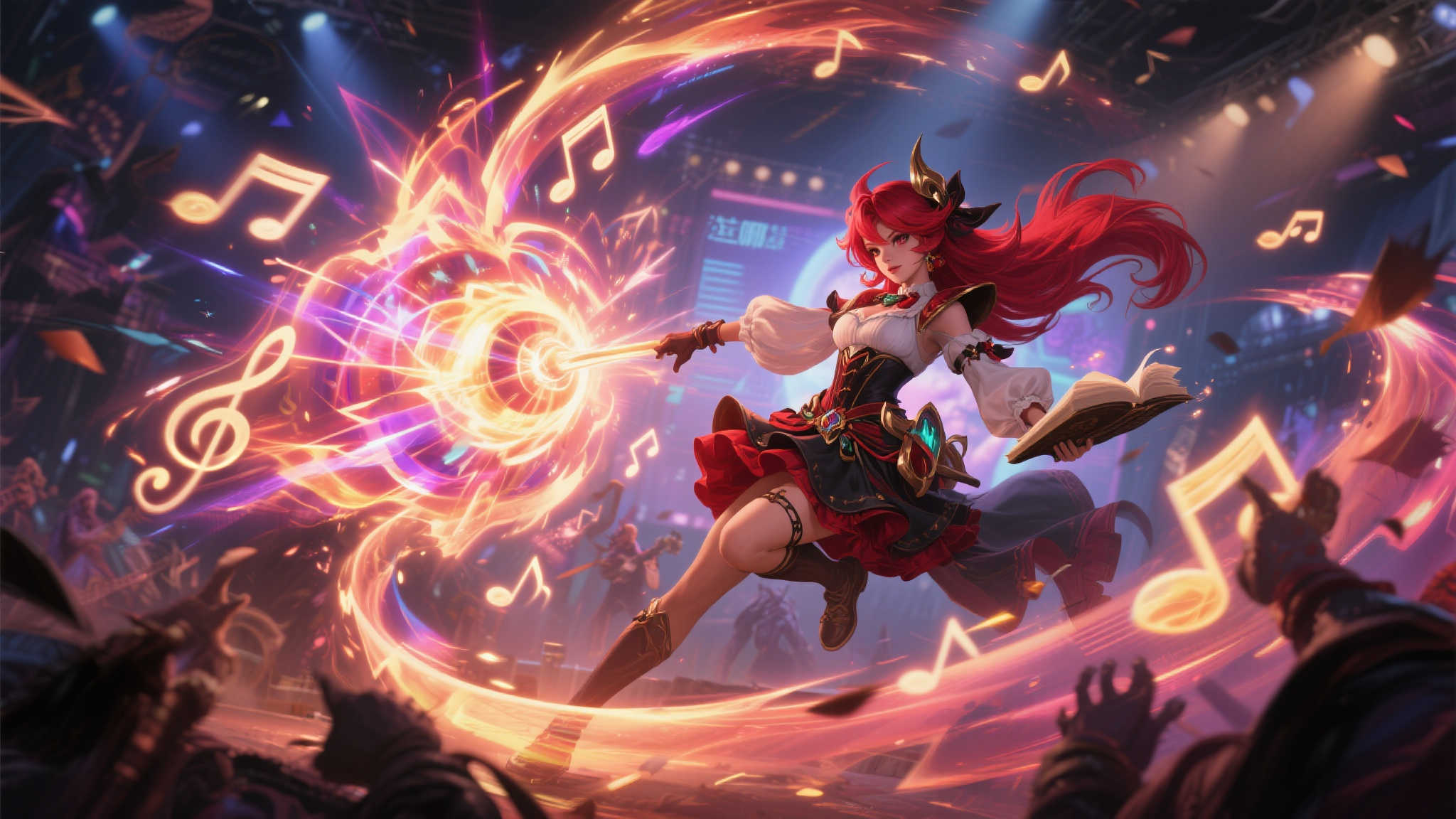 《鸣潮》新角色曝光！红发魅惑吟游诗人的华丽战斗展示